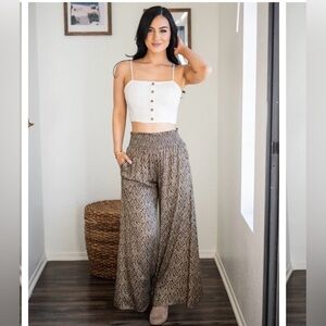 Sozy Linen Jackie Crop Tank Natural Size Small